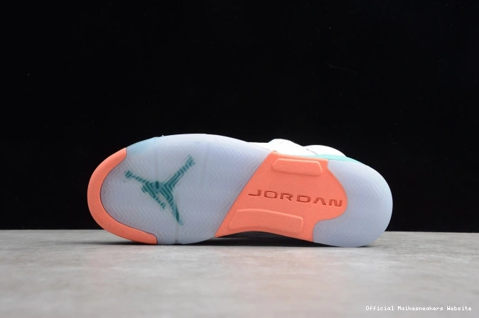 Official Maikesneakers 440892-100 Light Air GS 5 Aqua Jordan 0803